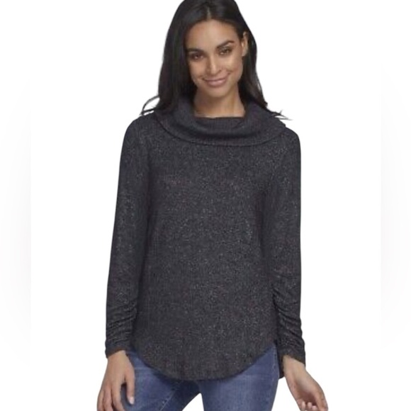 Nordstrom Tops - Nordstrom Fortune and Ivy Size Large Black Cowl Neck Sweater Shirt New With Tags